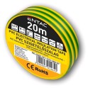 Izolir traka 20m 0.13x19mm zuto/zelena