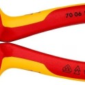 Knipex 70 06 160 T BK Bočne sečice izolovana, VDE, hromirana 160 mm