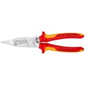 Knipex 13 96 200 klešta za električne instalacije izolovane, VDE, hromirane 200 mm