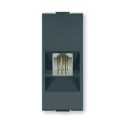 ALING PRIKLJUCNICA TELEFONSKA RJ 12 6/2 1M ANTRACIT ALING MODE 661.A
