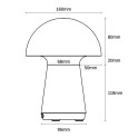 STONA LED LAMPA PUNJIVA PRENOSNA LAMPA 3W WW VESTA 652 CRNA BBLINK
