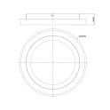 LED PLAFONJERA 30W CCT VESTA 646 BBLINK