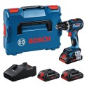Bosch GSB 18V-90 C + 3 x ProCore 4.0 Ah + GAL 18V-40 + L-BOXX, aku. vibraciona bušilica-odvrtač