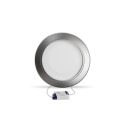 Panel LED18W 4000K nadgradni krug hrom neutralno