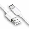 Bavitel kabl Usb A/Type C bela