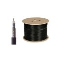 RG-6 koaksijalni kabel three shield CCA crni 305m/kotur