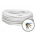 (Z) PP/L 5x0.75 bela Licnasti kabel (H03VV-F)