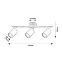 SPOT LAMPA 3XGU10 EDMUND 5297 RABALUX