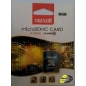 Maxell micro sdhc 8gb x-series+adapter, class 10