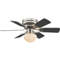 LUSTER VENTILATOR SA SVETLOM 1XE27 UGO BELI 0307W GLOBO