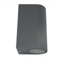 M952010 ANTRACIT SIVA 2XGU10 bastenska lampa zidna Mitea lig