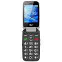 MEANIT MOBILNI TELEFON SA VELIKIM EKRANOM U BOJI 2,8" - CRNI - SENIOR FLIP MAX BLACK