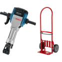 Bosch  GSH 27 VC  Elektro-pneumatski čekić za razbijanje + poklon transportna kolica