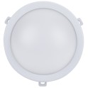 LED lampa okrugla 12W 4000K IP54 bela