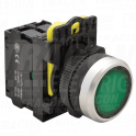 Svetleca taster zeleno1×NO. 5A/230V AC-15. IP65. LED 230V AC