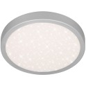LED plafonjera Oyster Pandora V2 zvezdice srebrna 15W 4000K