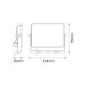 LED REFLEKTOR 20W WW TOPLO BELA IP65 CRNI FL LUX OSRAM