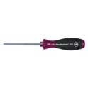 Odvijac 5522 PZ1x80mm pozidriv neklizajuca mehan. Crn-Ljub
