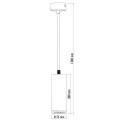 VISILICA 1XGU10 TS194E CRNA BBLINK
