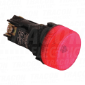 Plast. Sig. lampa crvena bez sijalica0.4A/250V AC. d=22mm. I