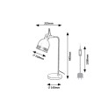 STONA LAMPA 1XE14 FLINT 2240 RABALUX