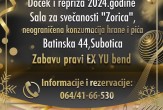 Repriza dočeka Nove godine