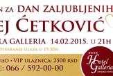 Koncert Sergeja Ćetkovića za Dan zaljubljenih