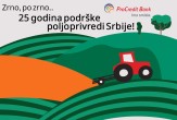 ProCredit banka na Poljoprivrednom sajmu: "Specijalnom ponudom potvrđujemo podršku domaćoj poljoprivredi"