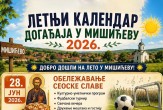 Leto u Mišićevu 2026: kultura, sport, druženje i gastronomski užici