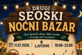 Seoski noćni bazar u Ljutovu 2026: Veče domaćih ukusa, muzike i druženja