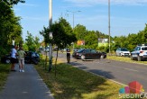 Teška saobraćajna nezgoda kod "Rode" na Segedinskom putu, učestvovala dva automobila