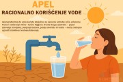 Apel građanima za racionalnu potrošnju vode