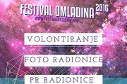 Poziv na volontiranje i edukativne radionice i okviru festivala Omladina 2016