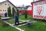 Počelo postavljanje novog semafora na stadionu FK "Bačka 1901"