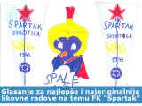 Glasanje za likovne radove na temu fudbalskog kluba "Spartak"