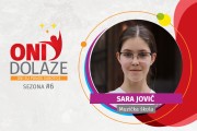 Oni dolaze: Sara Jović, učenica generacije Osnovne muzičke škole