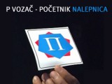 P vozač-početnik: obavezne nalepnice