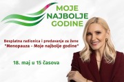 Besplatna radionica i predavanje za žene "Menopauza - Moje najbolje godine"
