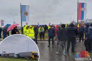 Kamioni blokirali Granični prelaz „Kelebija“