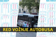 Od danas novi red vožnje autobuskih linija