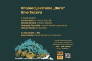 Promocija prevoda drame "Bura" i dobrotvorni koncert u petak