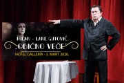 Monodrama "Obično veče" Laneta Gutovića 3. marta u hotelu "Galleria"