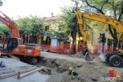 Radovi na izgradnji kanalizacione mreže u delu Trga zrtava fašizma nastavljaju se do 25. novembra