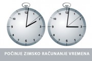 U nedelju počinje zimsko računanje vremena