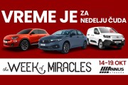 "Nedelja čuda" u Auto-kući "Annus" sa "Fiat" automobilima (14-19. oktobar)