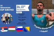 Dizanje tegova: 37. Kup Subotice u subotu u Hali sportova