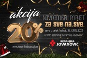 Novogodišnja akcija "Keramike Jovanović" - 20 odsto popusta na sve proizvode