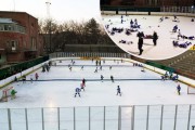 Hokejaši Spartaka "poljubili" led na Gradskom klizalištu