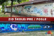 Umesto grafita: oslikan zid OŠ "Sonja Marinković"