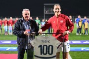 Fudbalerka Spartaka Violeta Slović odigrala stoti meč u dresu reprezentacije